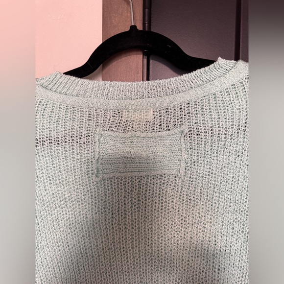 POL brand lightweight sweater, size large but fits to 1XL. Light blue color - Picture 2 of 4